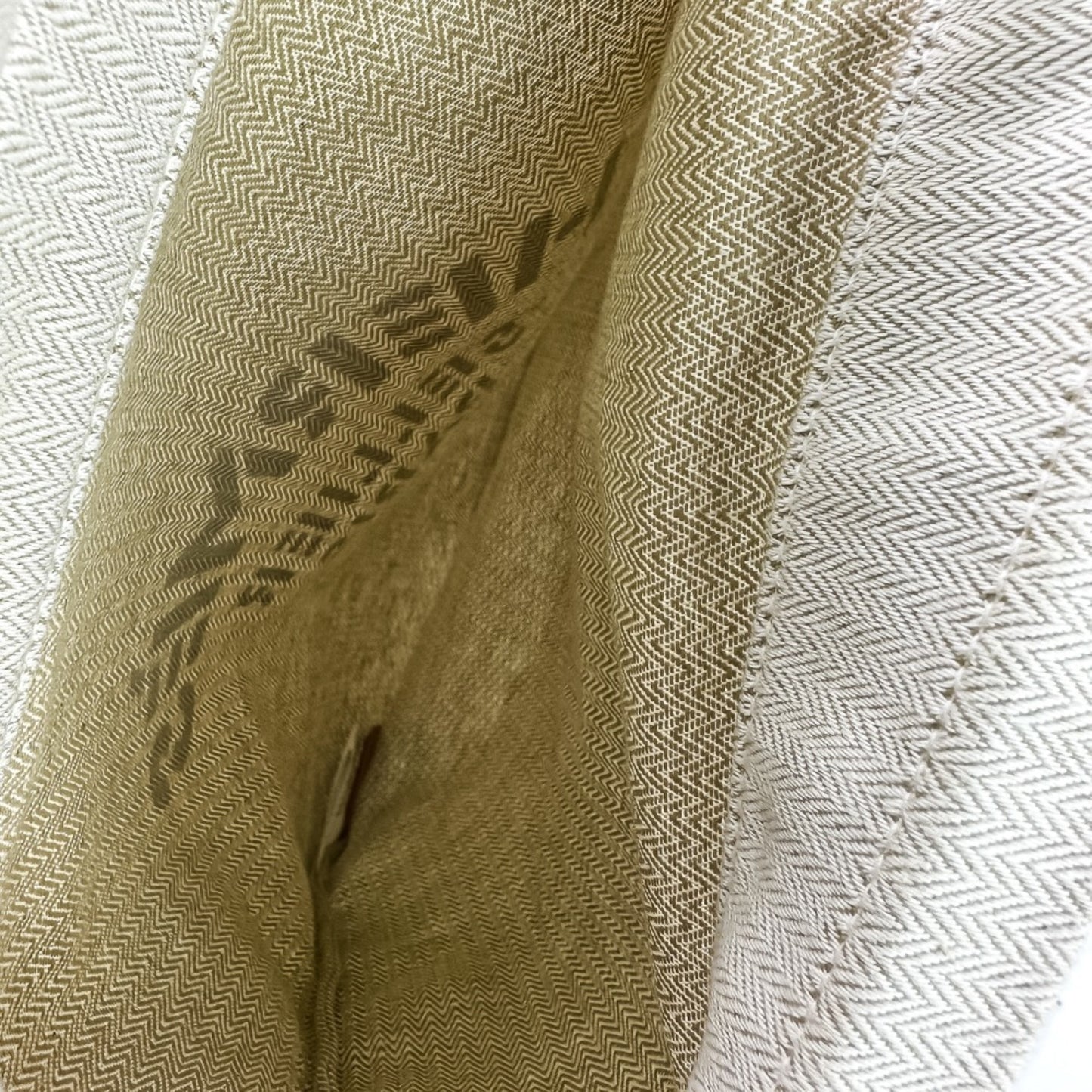 Hermes Aline Mm Toile Chevron One-Shoulder Bag