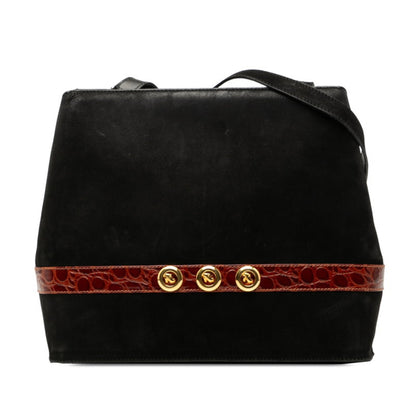 Salvatore Ferragamo Crossbody Shoulder Bag In Black