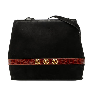 Salvatore Ferragamo Crossbody Shoulder Bag In Black