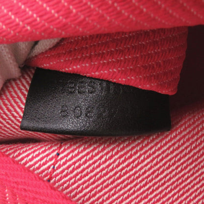 Like New Burberry 8082221 Canvas Red Clutch Bag Pouch 1002 Burberry