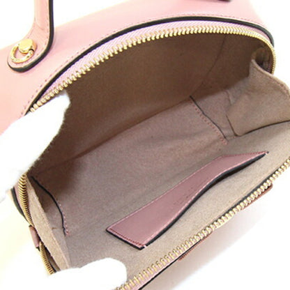 Salvatore Ferragamo Vara Bow Handbag 22E004 Pink Leather Shoulder Bag Pochette