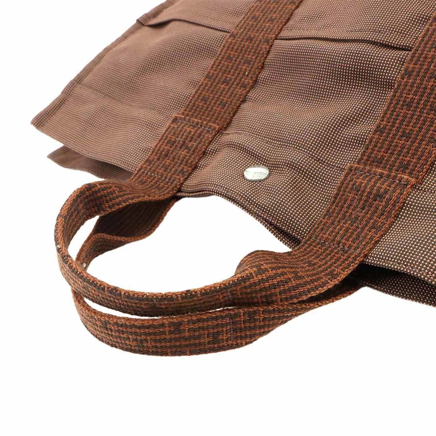 Hermes Herms Herline Mm Tote Bag In Brown Canvas