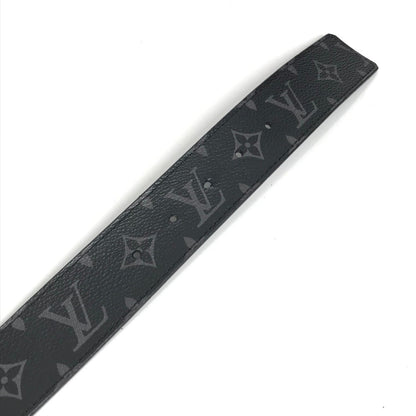 Louis Vuitton M9043U Monogram Eclipse Belt With Lv Initials