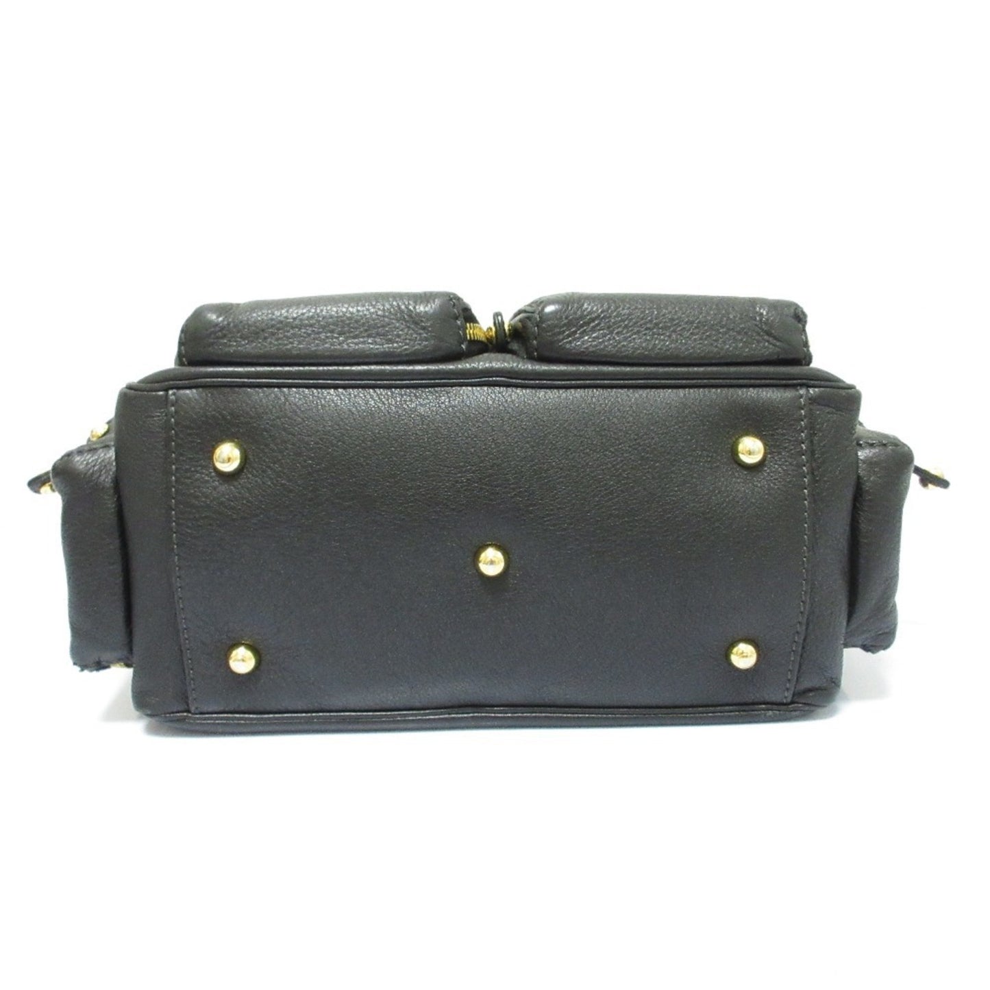 Tod'S Multi-Pocket Leather Handbag In Black