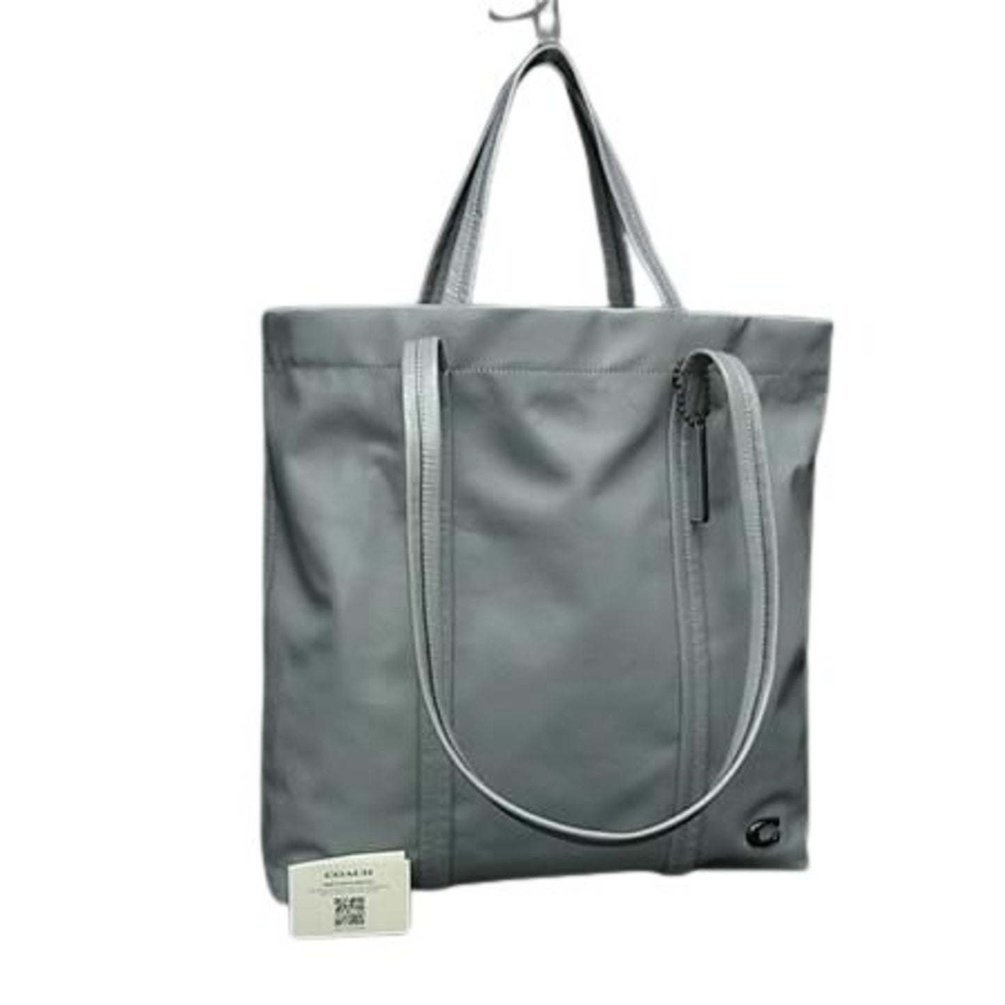 Coach Hall Tote 33 Co840 Blue-Gray Paperweight Leather Bag