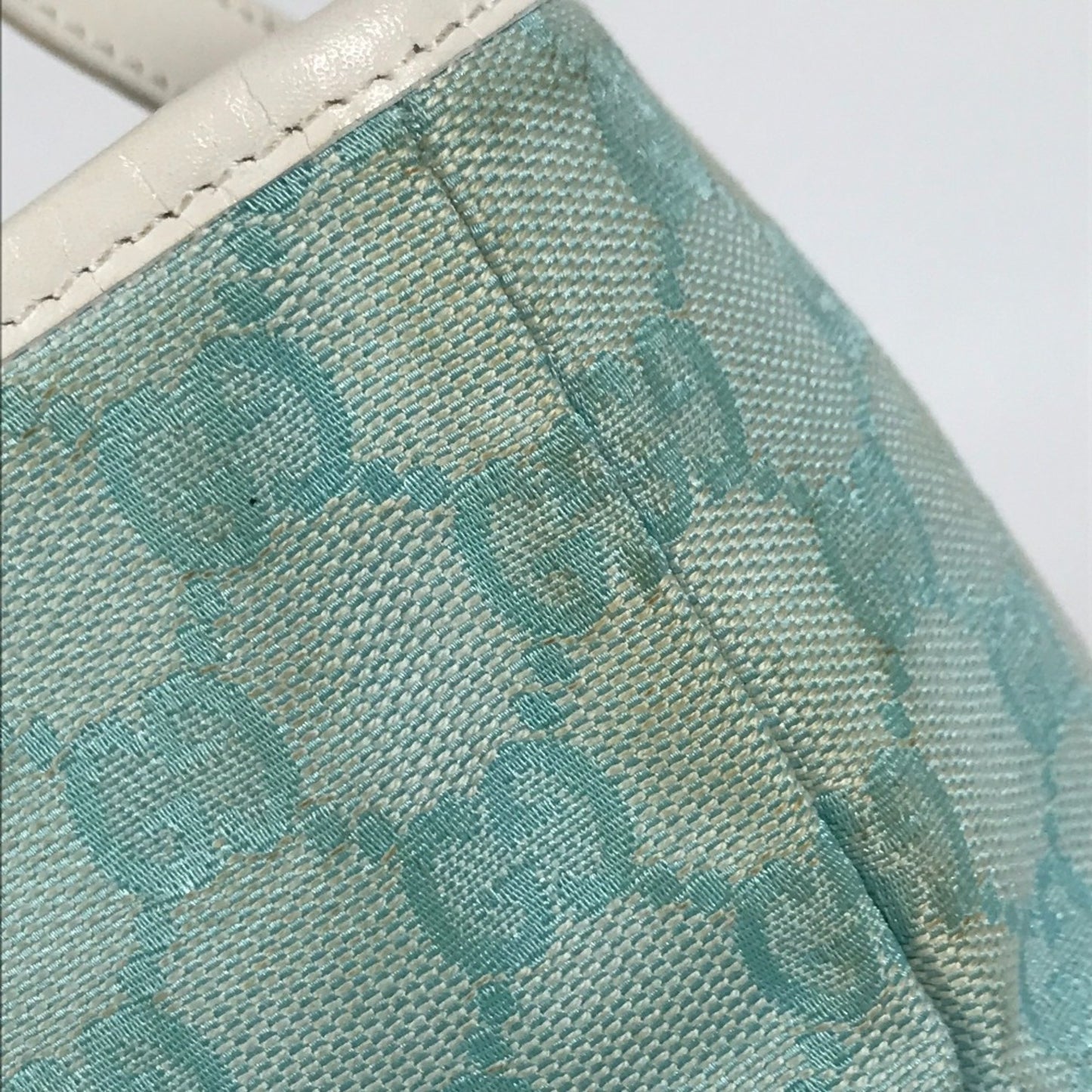 Gucci 002-1099 Shoulder Bag Shoulder Bag Bag Tote Bag Blue White