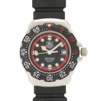 Tag Heuer Formula 1 374.508 Stainless Steel Rubber Black Quartz Watch