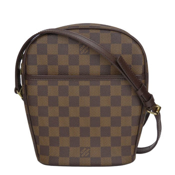 Louis Vuitton Shoulder Bag Ipanema Pm N51294 Damier Ebene Brown