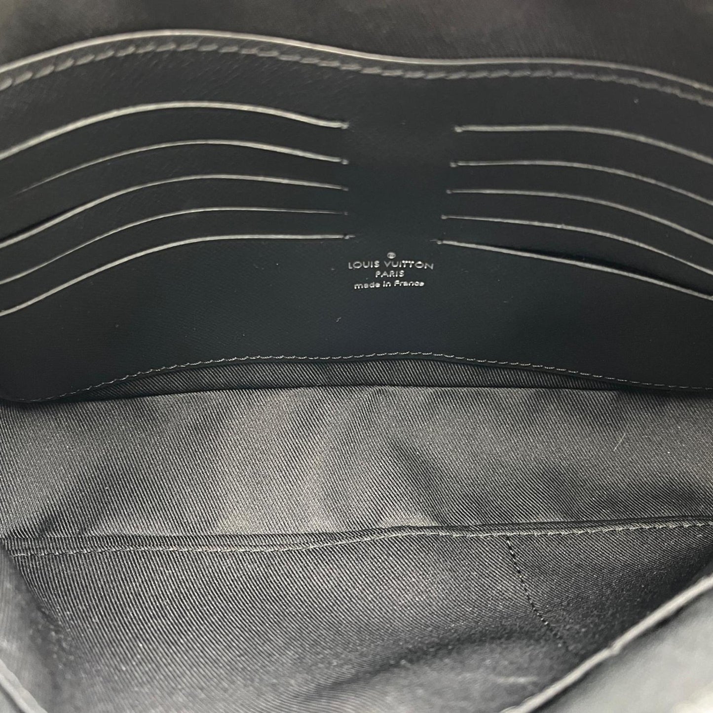 Louis Vuitton Eclipse Pochette Kasai Clutch Bag M82076