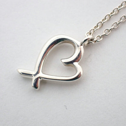 Tiffany 925 Loving Heart Pendant Necklace