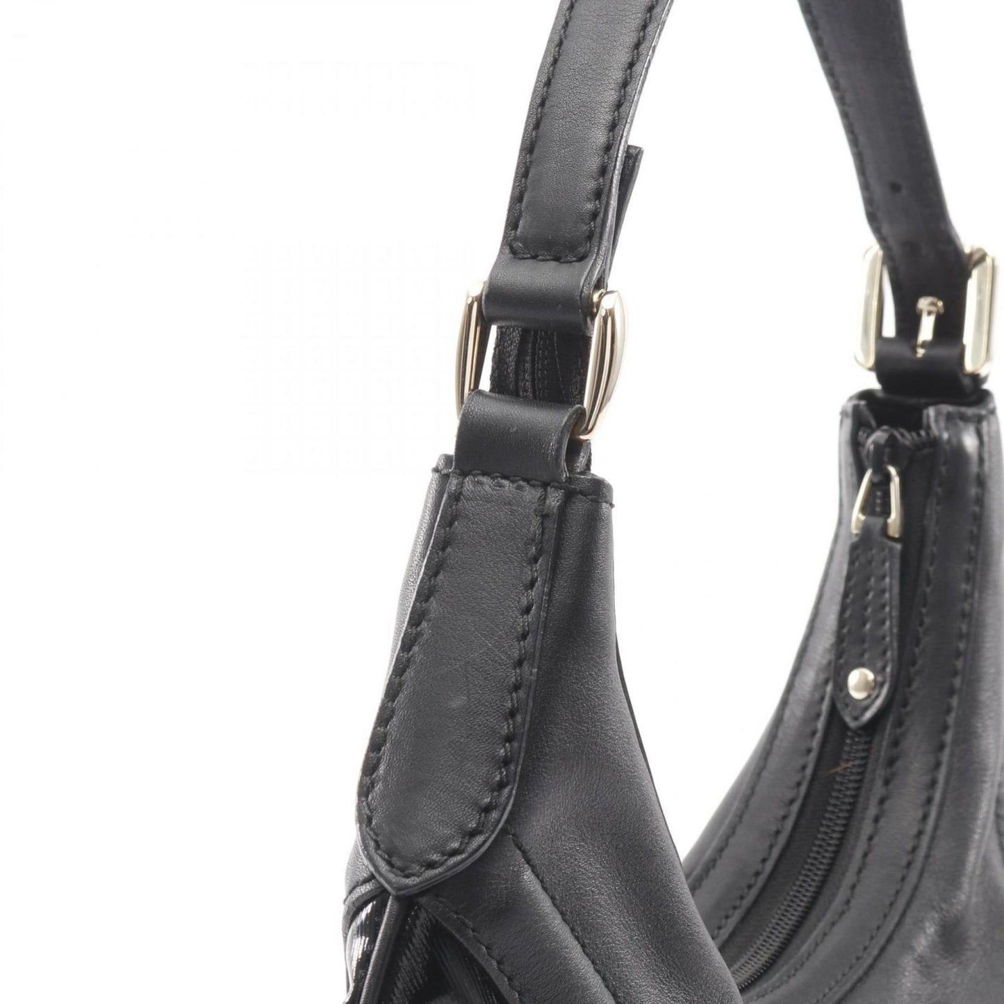 Gucci Hysteria Crest Shoulder Bag In Coated Canvas And Leather