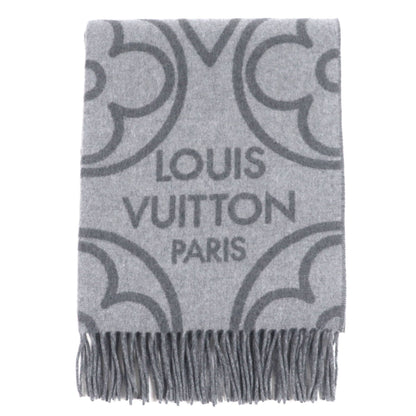 Louis Vuitton 2022 Louis Vuitton Echarpe Earmuffs R96950 Cashmere And Wool With Fringe