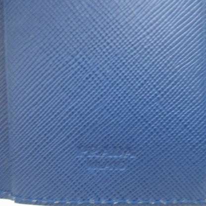 Like New Prada 2M0223 Saffiano Leather Blue 6-Ring Key Case 1310Prada