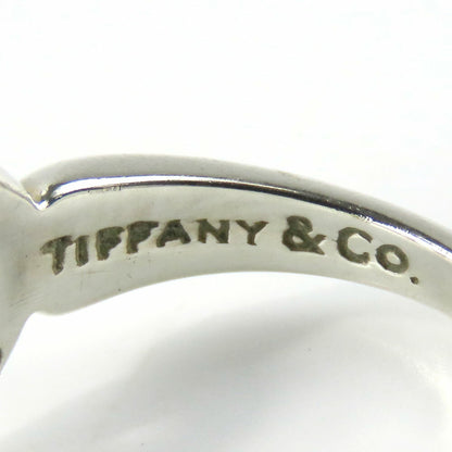 Tiffany & Co. Ring Heart Ribbon Silver 925 K18Yg Approx. 3.2G Yellow Gold #9.5