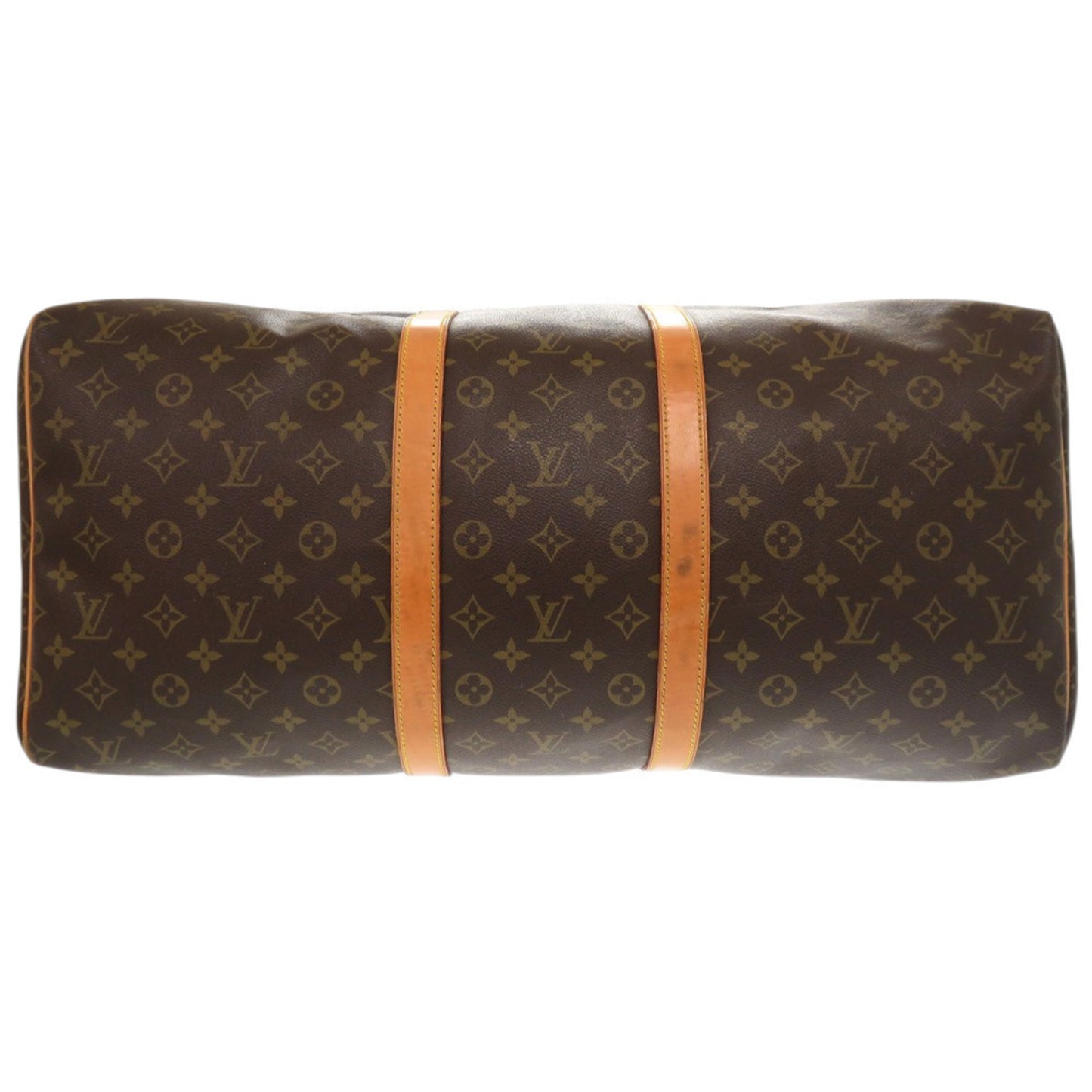 Louis Vuitton Keepall 55 Monogram M41424 Canvas Brown Boston Bag 0614 Louis Vuitton