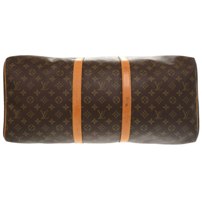 Louis Vuitton Keepall 55 Monogram M41424 Canvas Brown Boston Bag 0614 Louis Vuitton