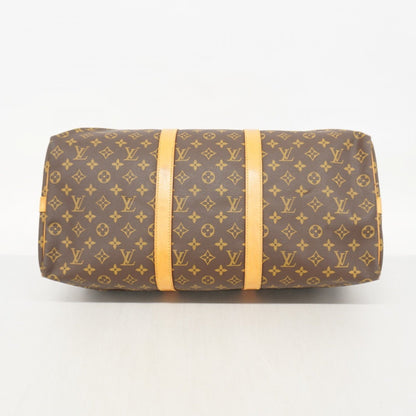 Louis Vuitton Monogram Keepall Bandouliere 50 Boston Bag M41416 Brown