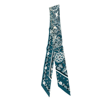 Hermes Herms Twilly Peuple Du Vent Scarf
