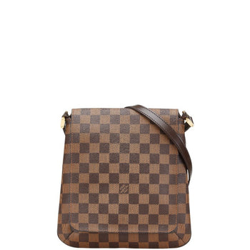 Louis Vuitton Damier Musette Salsa Long Shoulder Bag N51300 Brown Pvc Leather