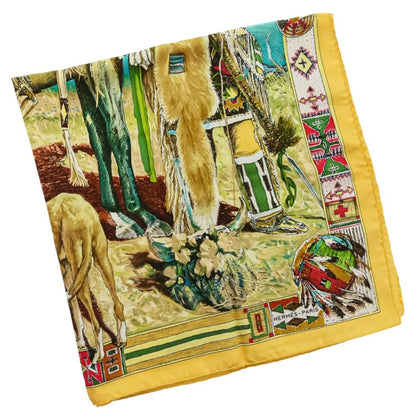 Hermes Carr 90 Les Cheyennes Scarf/Muffler