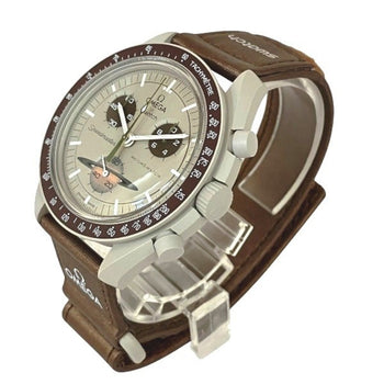 Omega X Swatch Moonswatch Mission To Saturn So33T100 Quartz
