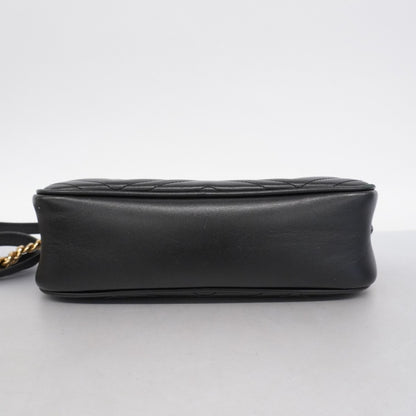 Gucci Gg Marmont Shoulder Bag 447632 Leather Black