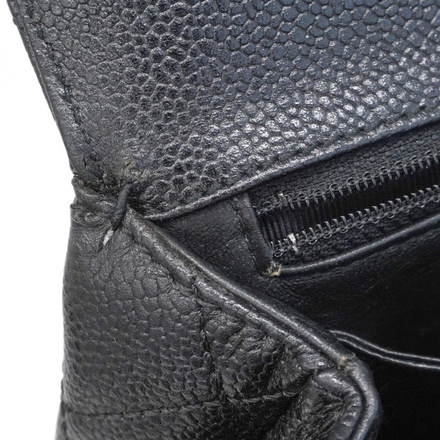 Calfskin Chanel Handbag Grained