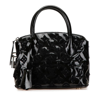 Louis Vuitton Monogram Vernis Lockit Bb Bouclette Handbag M40770 Noir Black Patent Leather