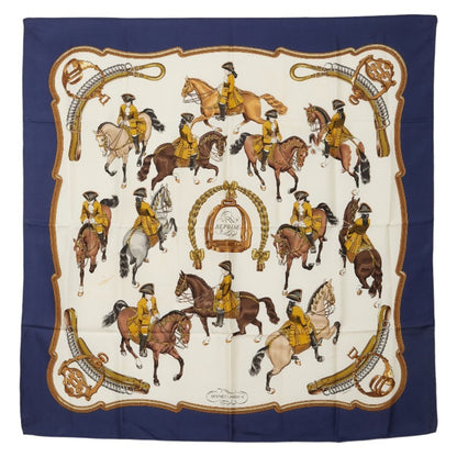 Hermes Herms Carr 90 Reprise Horse Riding Scene Scarf