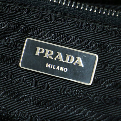 Prada Canapa Check Nylon Tote Bag B1872B In Blue
