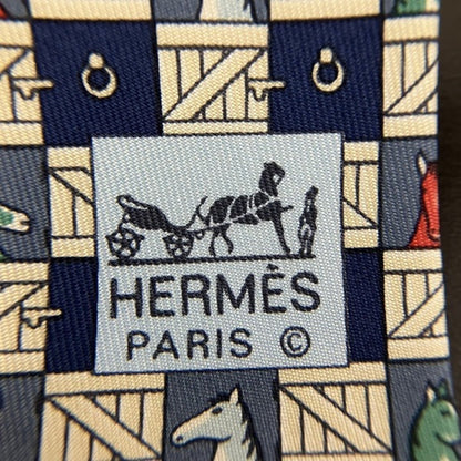 Hermes Blue Tie