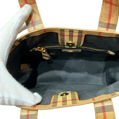 Burberry London Appliqu Check 2-Way Bag