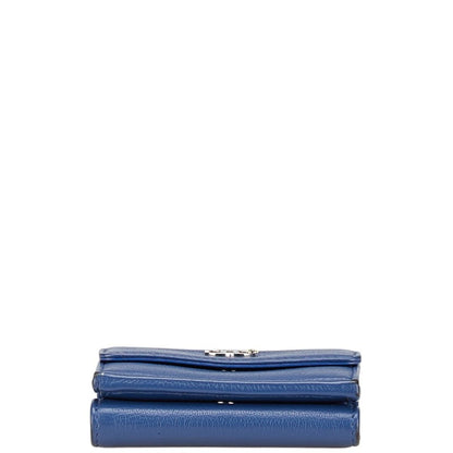 Chanel Coco Mark Lucky Flower Tri-Fold Wallet