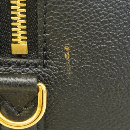 Louis Vuitton Monogram Empreinte Two-Tone Speedy Bandouliere 25 Handbag M58947 Black/Beige