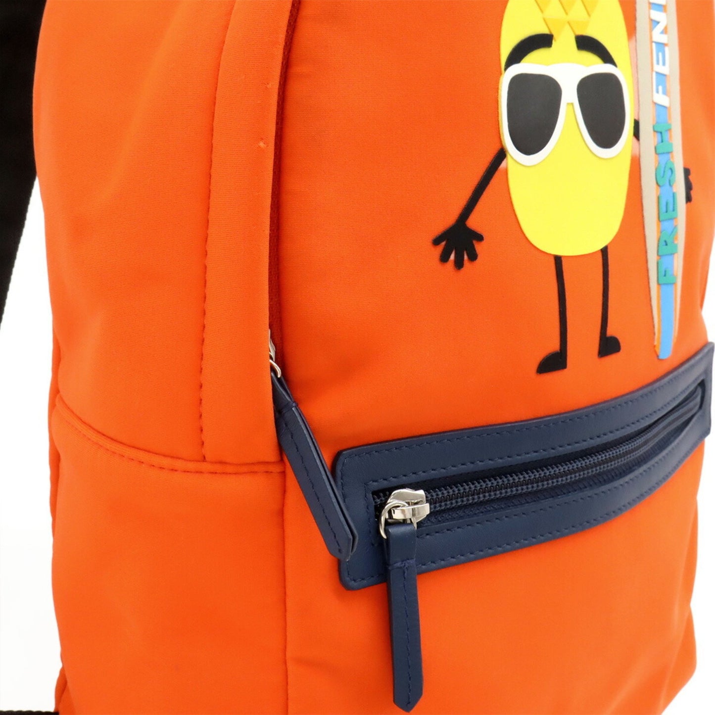Fendi Fresh Pineapple Backpack In Orange