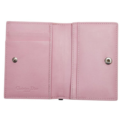 Christian Dior Dior Cannage Lady Business Card Case In Black