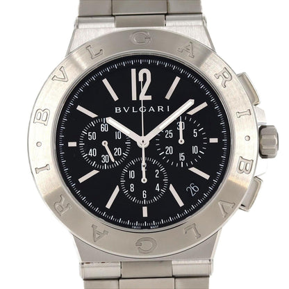 Bvlgari Diagono Velocissimo Dg41Sch Dg41Bssdch Stainless Steel Automatic Watch