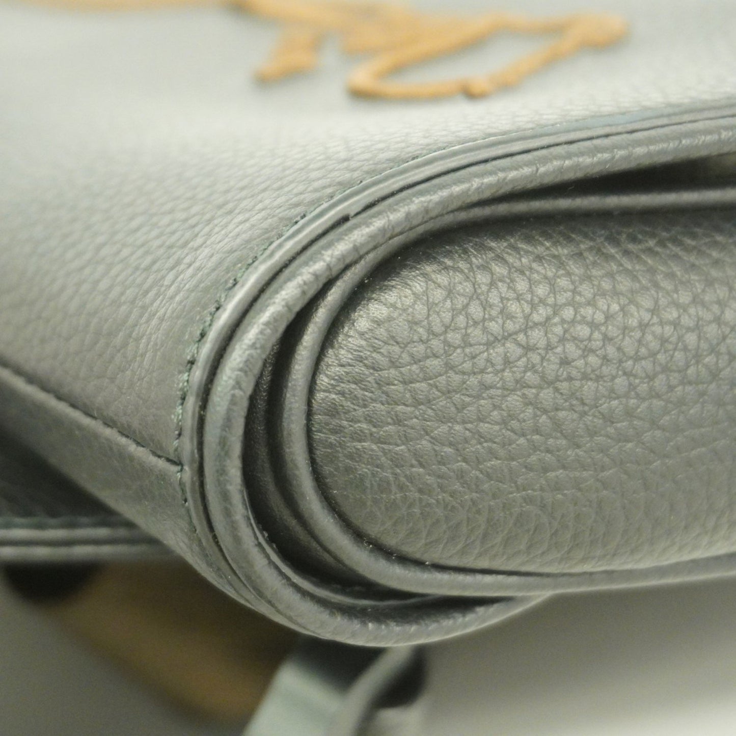 Christian Dior Shoulder Bag Saddle Leather Black