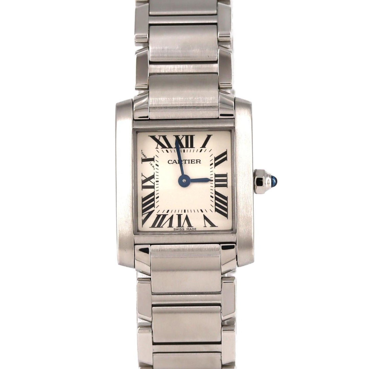 Cartier Tank Franaise SM W51008Q3 Stainless Steel Quartz Watch