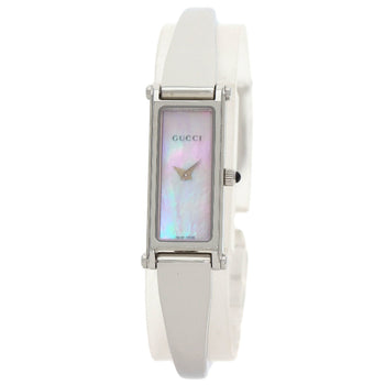 Gucci 1500L Square Face Watch Stainless Steel Ss