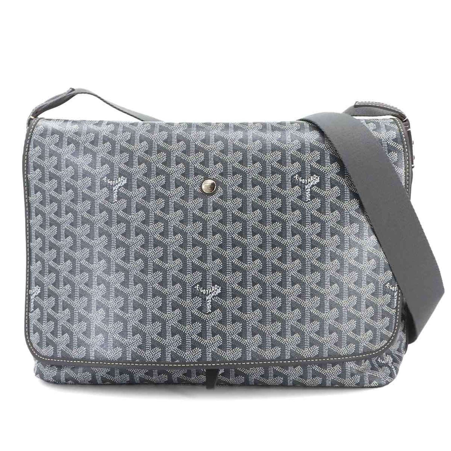 Goyard Capetien Mm Shoulder Bag In Pvc And Leather
