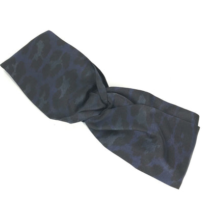 Christian Dior Dior Leopard Print Headband Hair Silk