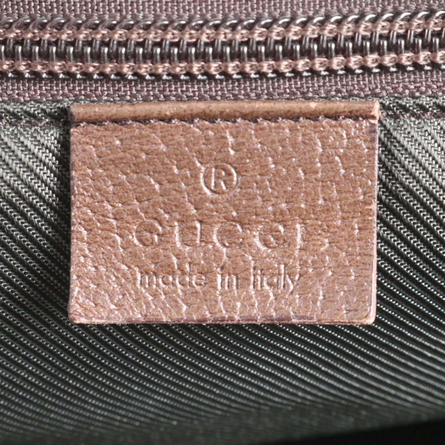 Gucci Gg Canvas Sherry Line Leather Tote Bag
