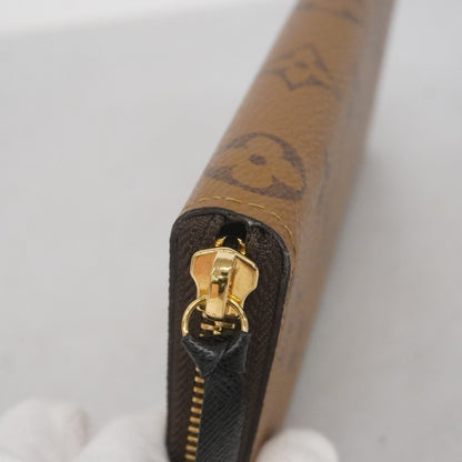 Louis Vuitton Monogram Reverse Portefeuille Clemence Long Wallet M82336 Brown