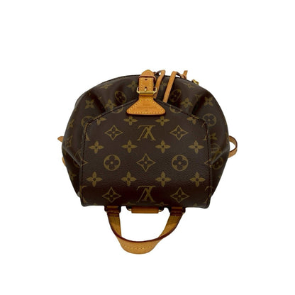 Louis Vuitton Montsouris Mm Monogram Leather Drawstring Backpack/Daypack