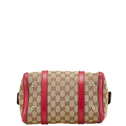 Gucci Gg Canvas Handbag/Shoulder Bag 2Way 269876 Beige Pink Leather