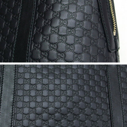 Gucci Micro Guccissima Shoulder Bag Black