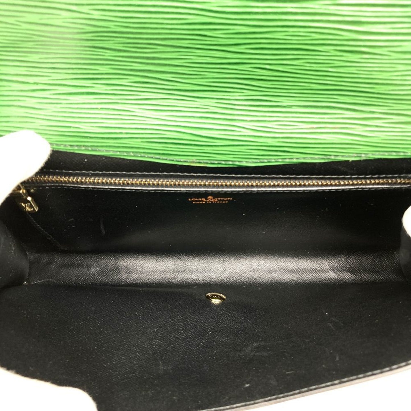 Louis Vuitton Art Deco M52644 Clutch Bag/Second Bag In Green Epi Leather