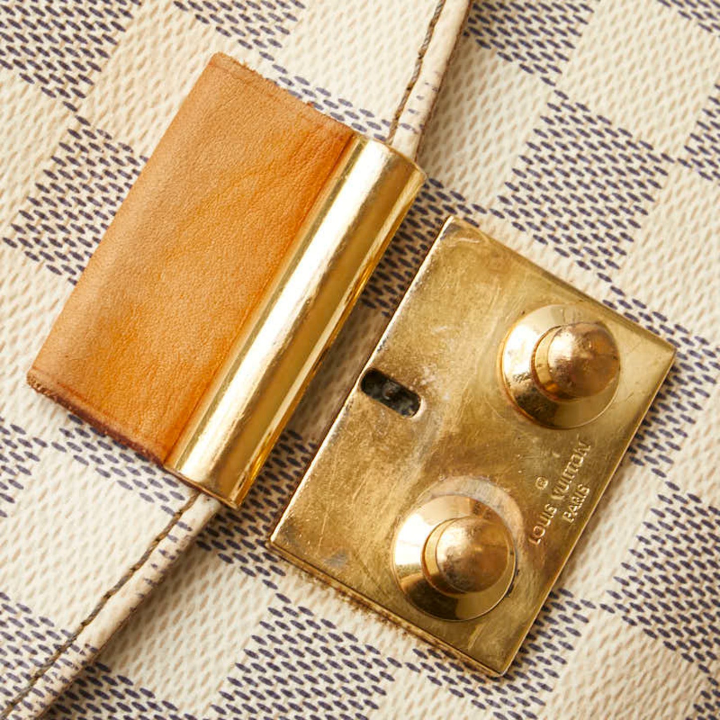 Louis Vuitton Damier Azur Croisette Handbag/Shoulder Bag 2Way N41581 Ivory Leather