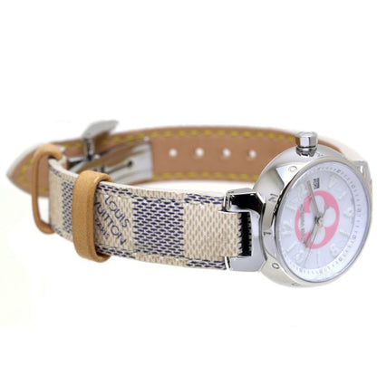 Louis Vuitton Tambour Pm Azur 28Mm Qa007Z Japan Exclusive